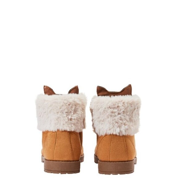 Fabkids Fur Lined Deer Face Boots Little Girls Size 13 NEW - Picture 6 of 12